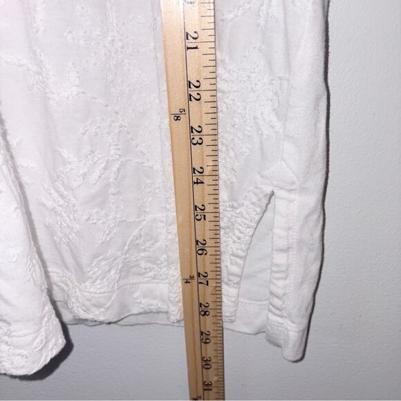 J. Jill White Short Sleeve Modal Tee Soft Lightweight Top Women’s Small - Picture 4 of 9